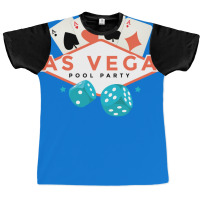 Las Vegas Pool Party Yellow Graphic T-shirt | Artistshot