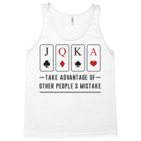 Poker Cards Casino Card Playing Day Gift Aesthetic Tank Top | Artistshot