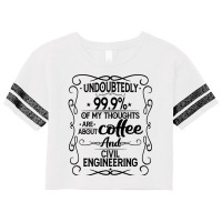 Coffee And Civil Engineering Girl Scorecard Crop Tee | Artistshot