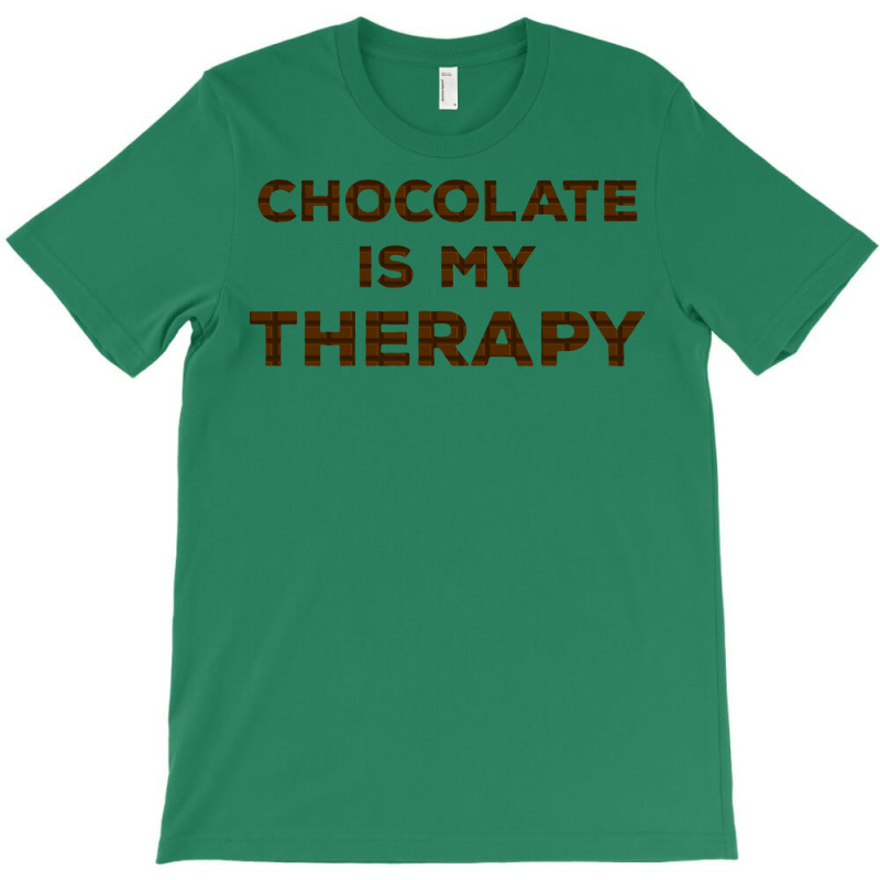 Chocolate Is My Therapy Red T-Shirt by leixochairih | Artistshot