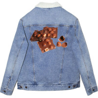 Chocolate Summer Vintage Unisex Sherpa-lined Denim Jacket | Artistshot