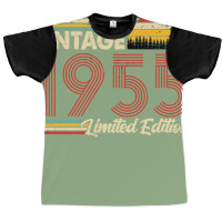 Vintage 1955 Birthday  Limited Edition 1955 Birthd Graphic T-shirt | Artistshot