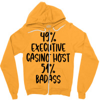 Executive Casino Host 51 Badass Design Zipper Hoodie | Artistshot