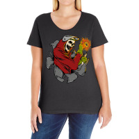 Welder Skull Ladies Curvy T-shirt | Artistshot