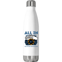 All In 47 47th Poker Casino 47 Years Old Poker Gam Stainless Steel Water Bottle | Artistshot