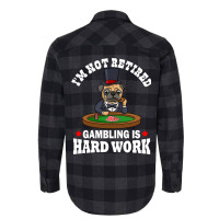 Gambling Is Hard Work Funny Casino Gift Boy Flannel Shirt | Artistshot