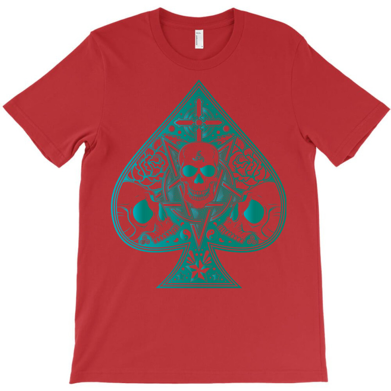 Ace Of Spades Aquamarine Aesthetic T-shirt | Artistshot