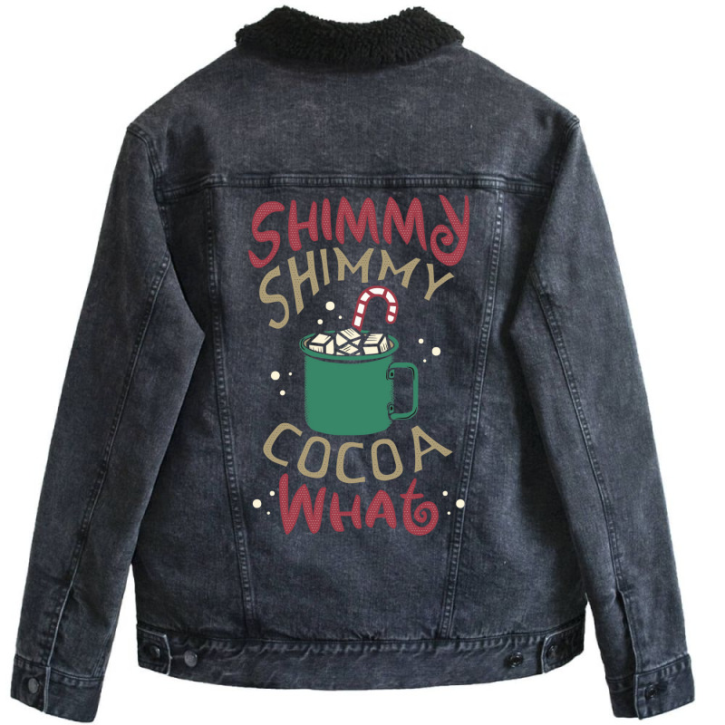 Shimmy Shimmy Cocoa What Aesthetic Unisex Sherpa-lined Denim Jacket | Artistshot