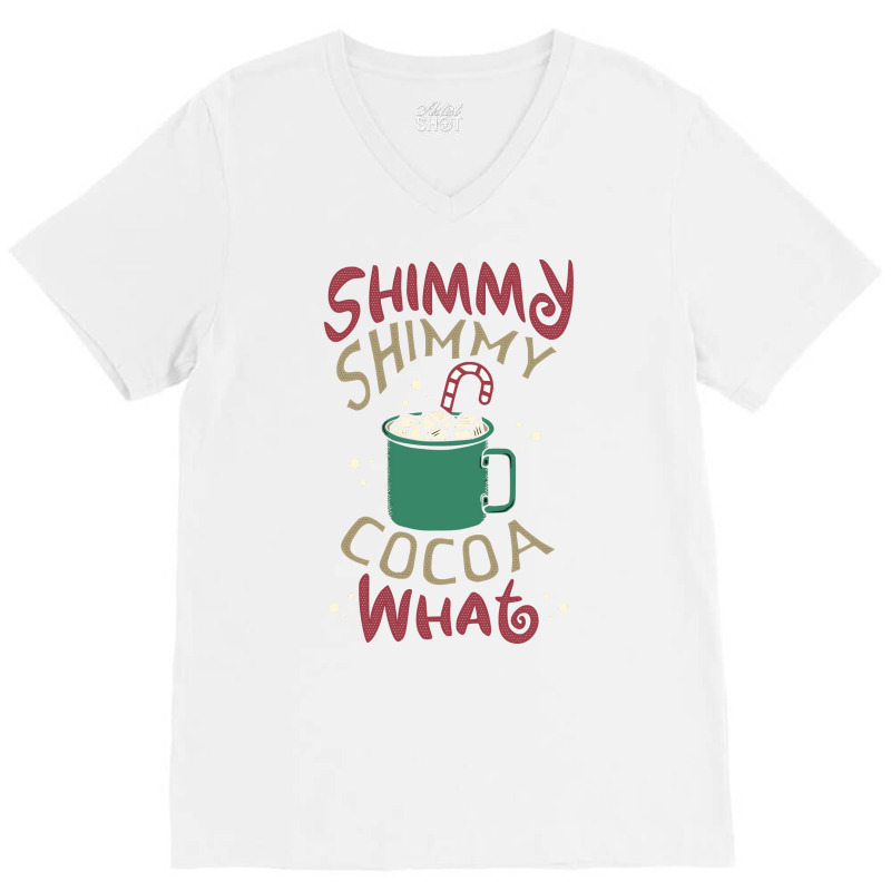 Shimmy Shimmy Cocoa What Aesthetic V-neck Tee | Artistshot