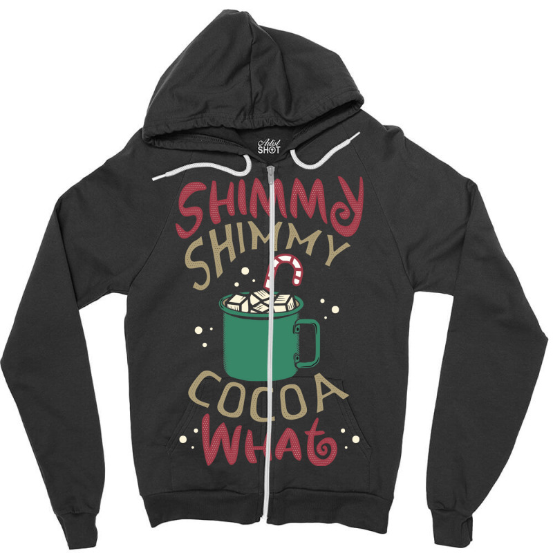 Shimmy Shimmy Cocoa What Aesthetic Zipper Hoodie | Artistshot