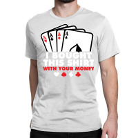 Casino Poker Vegas Omaha Texas Holdem Gambler Trav Classic T-shirt | Artistshot