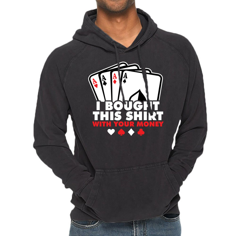 Casino Poker Vegas Omaha Texas Holdem Gambler Trav Vintage Hoodie | Artistshot