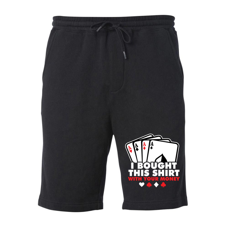 Casino Poker Vegas Omaha Texas Holdem Gambler Trav Fleece Short | Artistshot