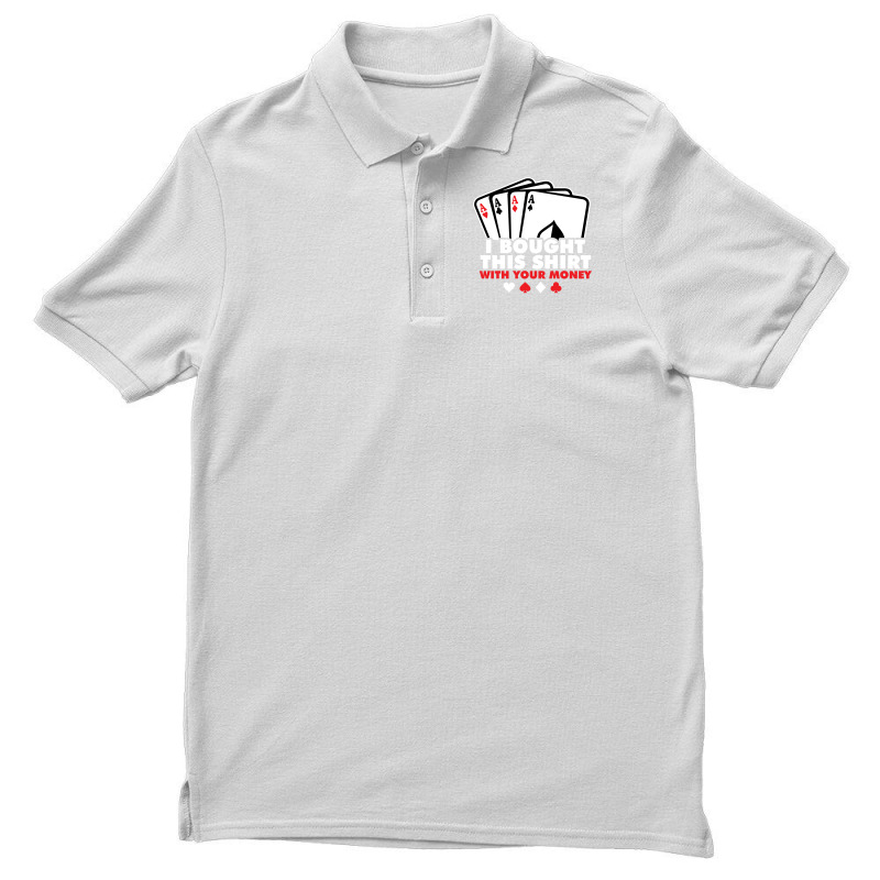 Casino Poker Vegas Omaha Texas Holdem Gambler Trav Men's Polo Shirt | Artistshot