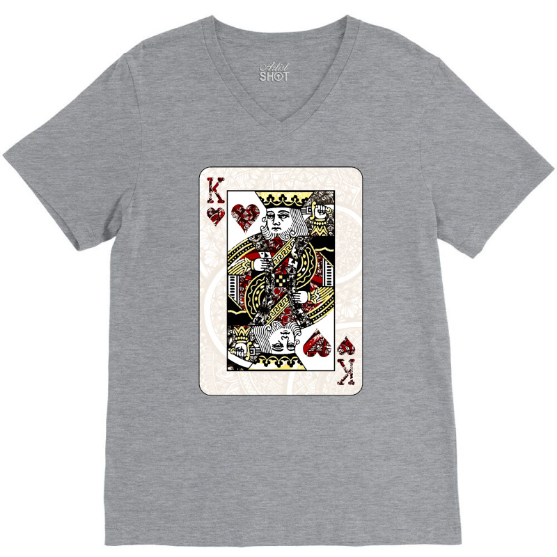 King Of Hearts Nature V-neck Tee | Artistshot