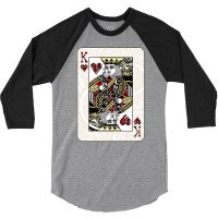 King Of Hearts Nature 3/4 Sleeve Shirt | Artistshot