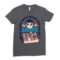 Man And Chocolate Box Boy Ladies Fitted T-shirt | Artistshot