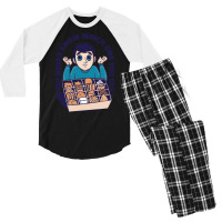 Man And Chocolate Box Boy Men's 3/4 Sleeve Pajama Set | Artistshot