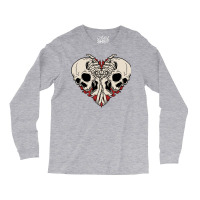 Skull Hearts Stars Long Sleeve Shirts | Artistshot