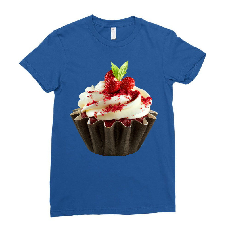 My Favorite Muffin Red Ladies Fitted T-Shirt by parlanpurucax | Artistshot