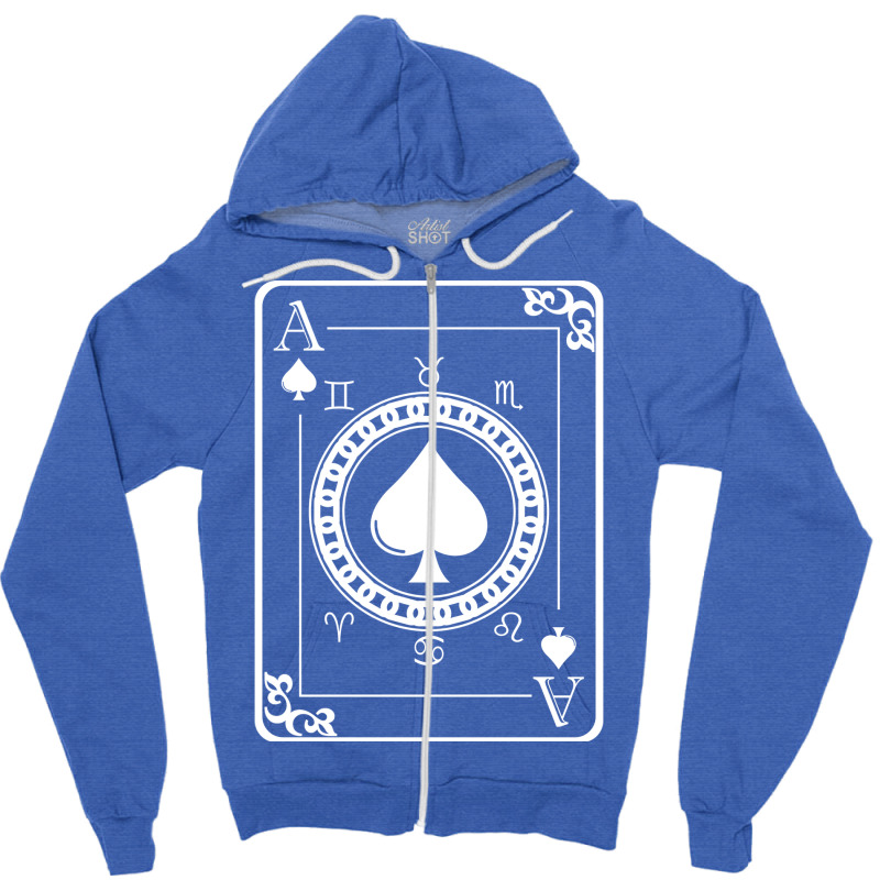 Playing Cards Summer Zipper Hoodie | Artistshot