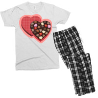 Valentines Day Stars Men's T-shirt Pajama Set | Artistshot