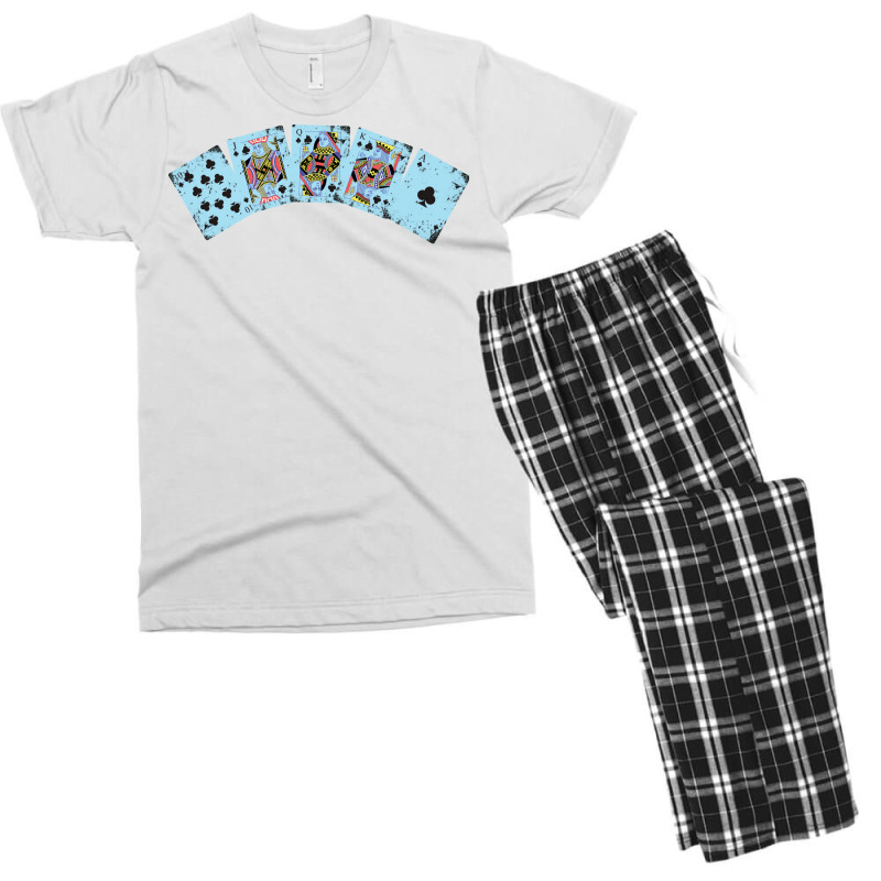 Royal Flush Casino Nostalgia Men's T-shirt Pajama Set | Artistshot