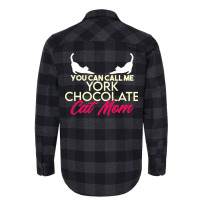 York Chocolate Cat Mama Breed Quote Flannel Shirt | Artistshot