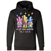 Gnome Easter Christian A Lot Can Happen In 3 Days Champion Hoodie | Artistshot