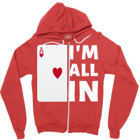 Im All In Cute Zipper Hoodie | Artistshot