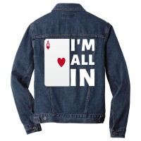 Im All In Cute Men Denim Jacket | Artistshot