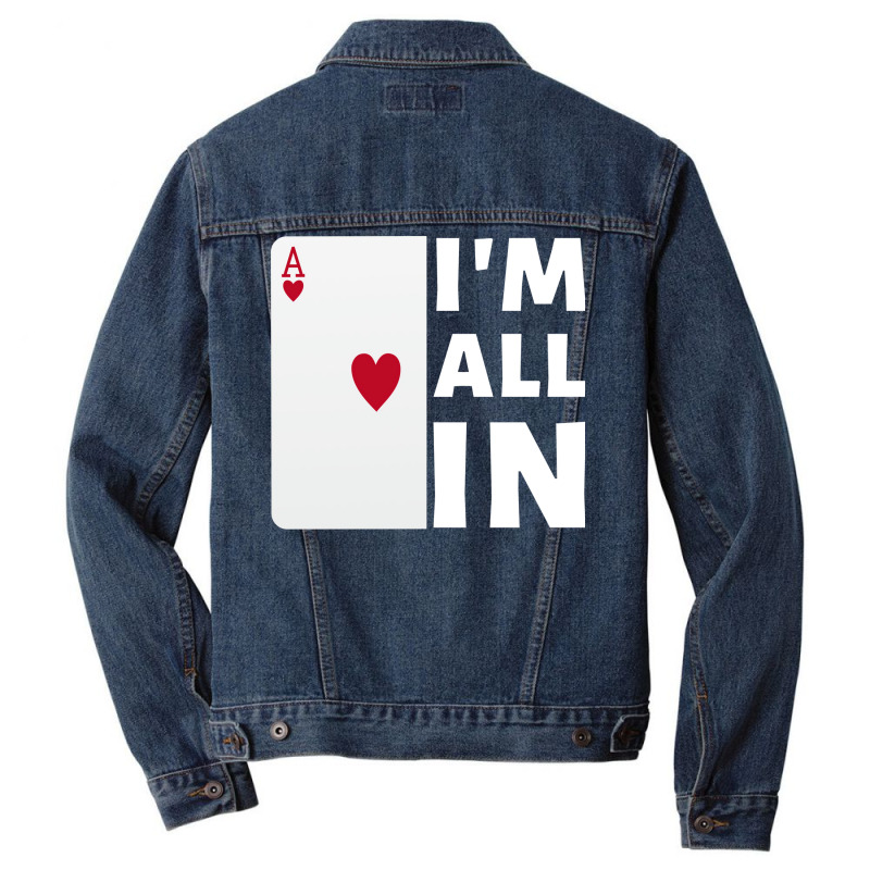 Im All In Cute Men Denim Jacket | Artistshot