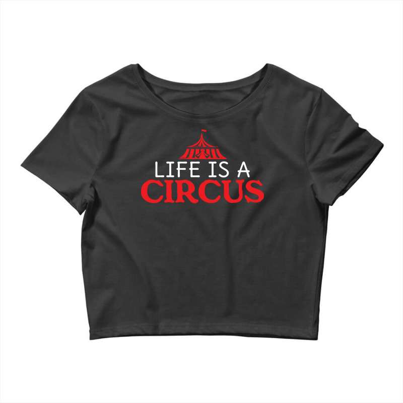 Circus Joke Saying Acro Acrobatics Clown Nature Crop Top by gribaolversj | Artistshot