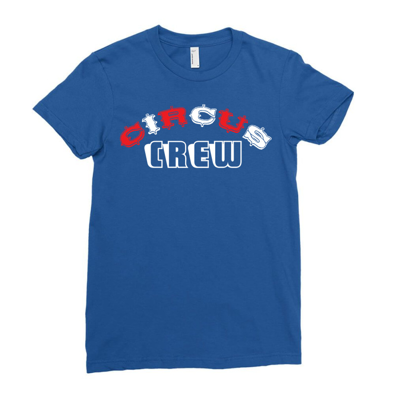 Circus Crew Lettering Acrobat Clown Quote Ladies Fitted T-Shirt by ulfvinoronost | Artistshot