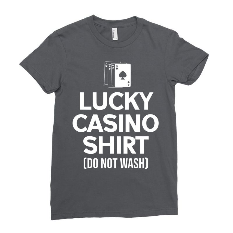 Funny Lucky Casino  For Gamblers Roulette Blackjac Ladies Fitted T-Shirt by ulviamamoens | Artistshot