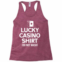 Funny Lucky Casino  For Gamblers Roulette Blackjac Racerback Tank | Artistshot