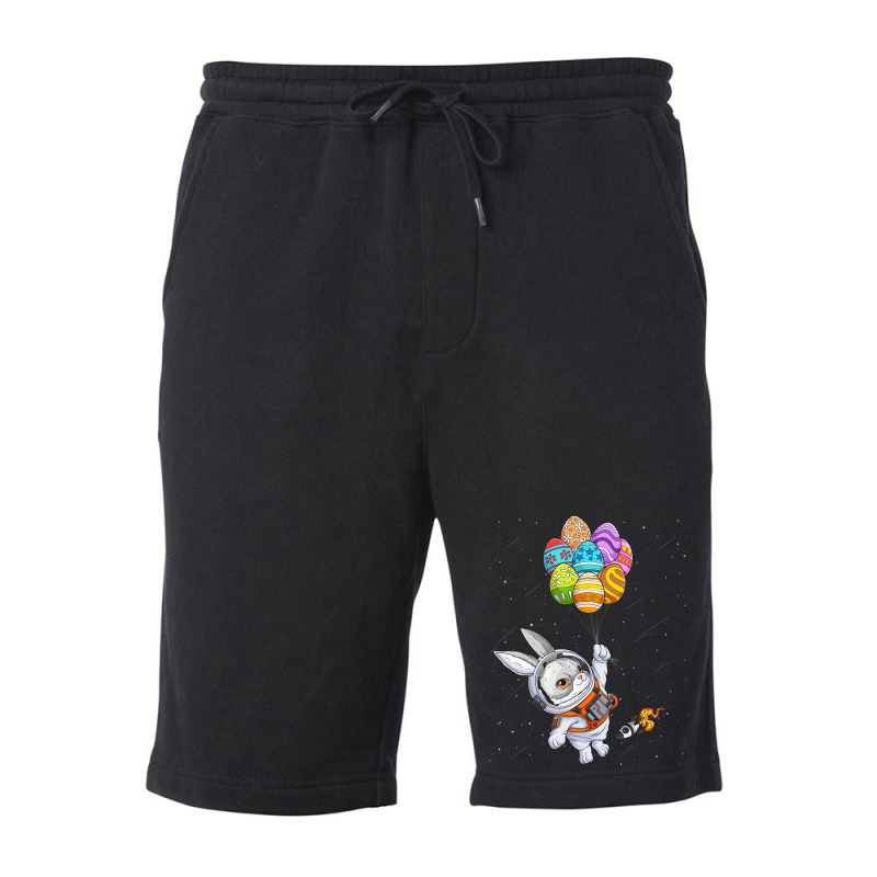 Happy Easter Day Bunny Egg Astronaut Space Boys Gi Fleece Short | Artistshot