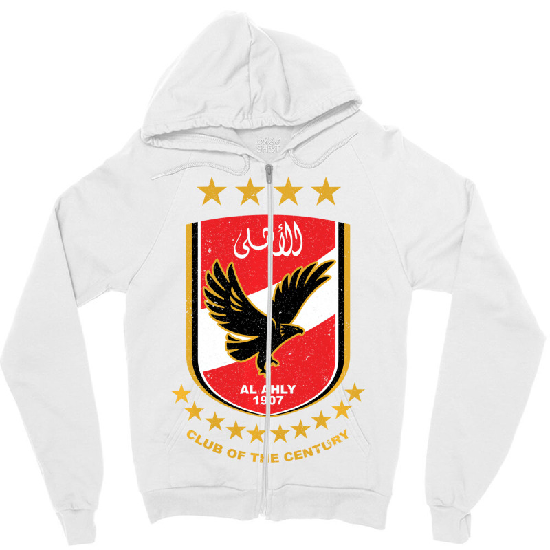 Al Ahly Club Supporter Fan T Shirt Egypt Egyptian Zipper Hoodie | Artistshot