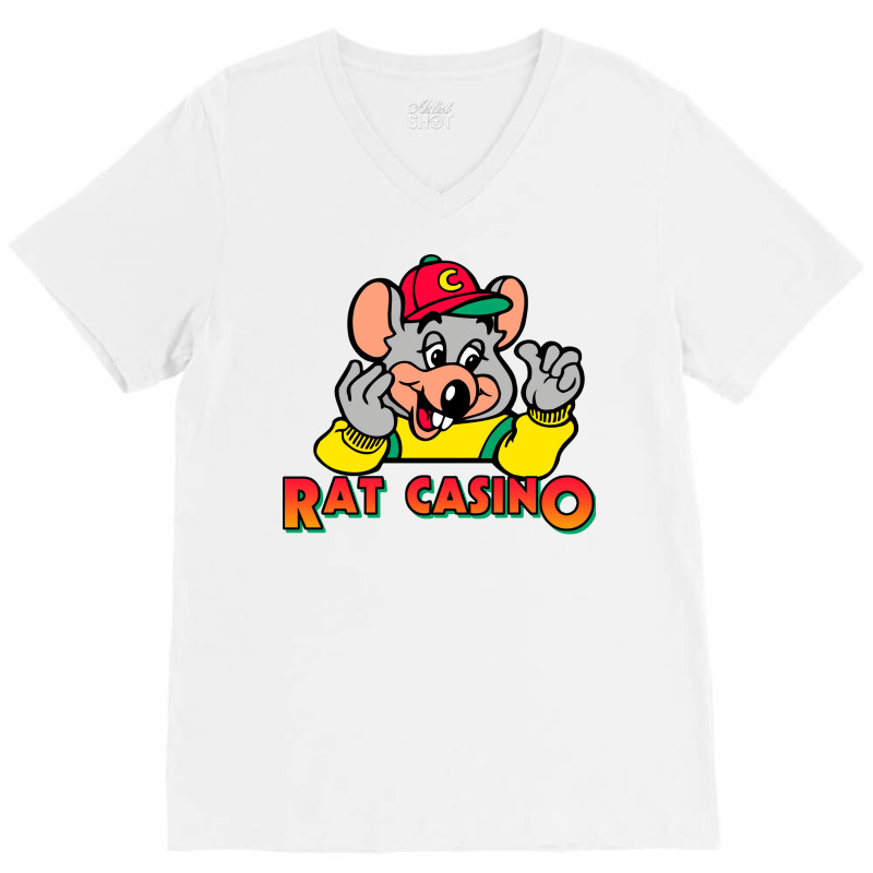 Rat Casino Summer V-neck Tee | Artistshot