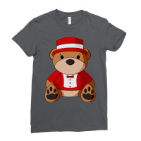 Circus Ringmaster Teddy Bear Funny Ladies Fitted T-shirt | Artistshot