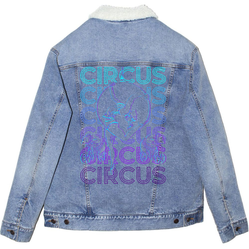 Circus Retro Gift Gift Unisex Sherpa-lined Denim Jacket | Artistshot