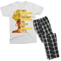 I Am The Storm Women's Tshirt Juneteenth Black His Men's T-shirt Pajama Set | Artistshot