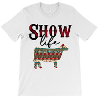 Show Life Livestock Heifer Cow Serape Cheetah Pull T-shirt | Artistshot