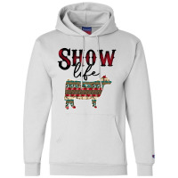 Show Life Livestock Heifer Cow Serape Cheetah Pull Champion Hoodie | Artistshot