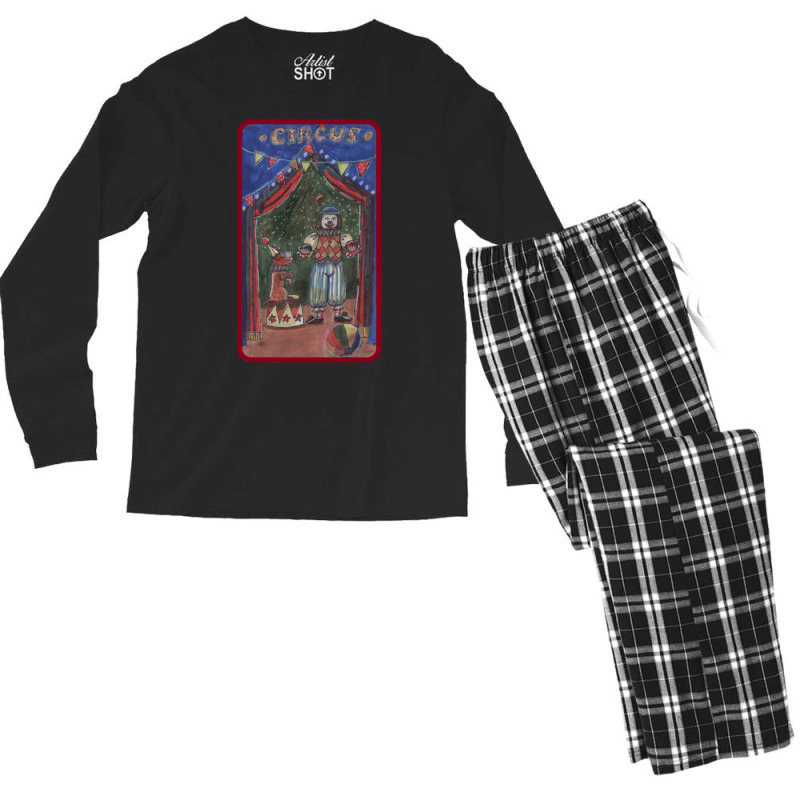 Fun Circus Red Men's Long Sleeve Pajama Set | Artistshot