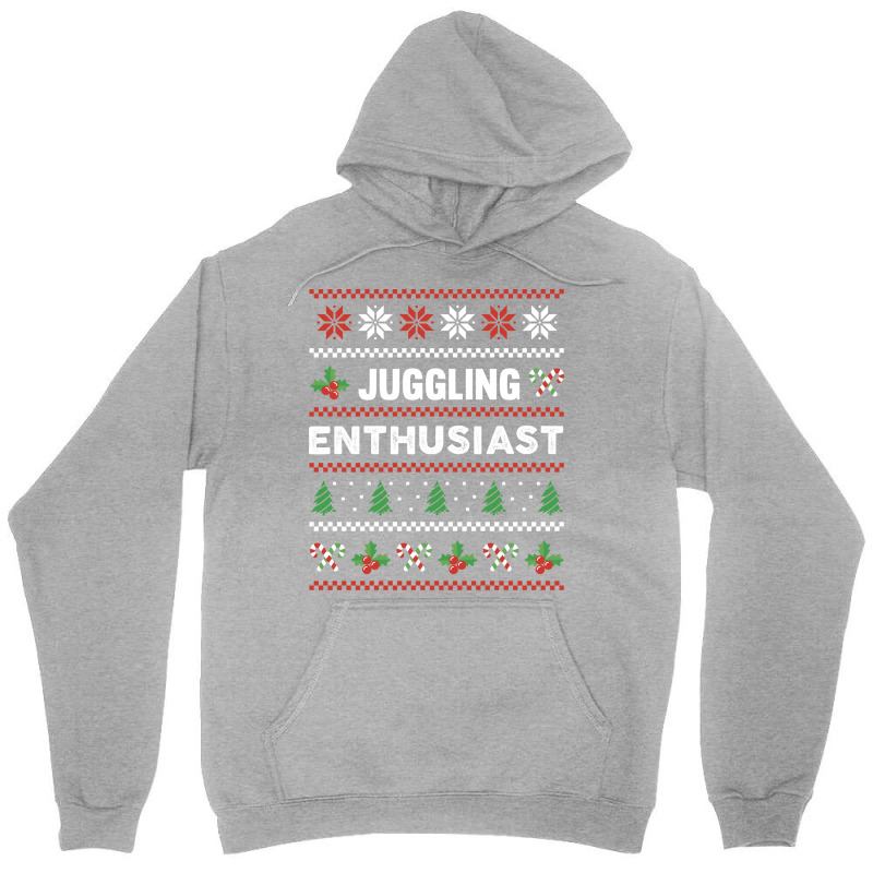 Juggling Enthusiast Ugly Christmas Sweater Gift Fu Unisex Hoodie by nseemsalthek | Artistshot