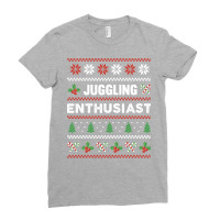 Juggling Enthusiast Ugly Christmas Sweater Gift Fu Ladies Fitted T-shirt | Artistshot