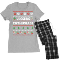 Juggling Enthusiast Ugly Christmas Sweater Gift Fu Women's Pajamas Set | Artistshot