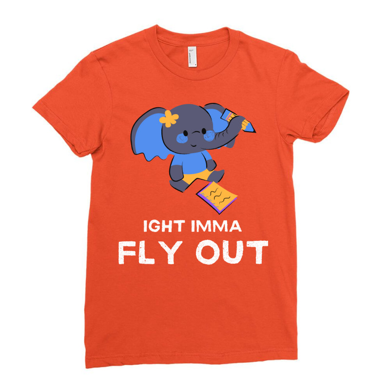 Ight Imma Fly Out Hippie Ladies Fitted T-Shirt by petchabipau | Artistshot