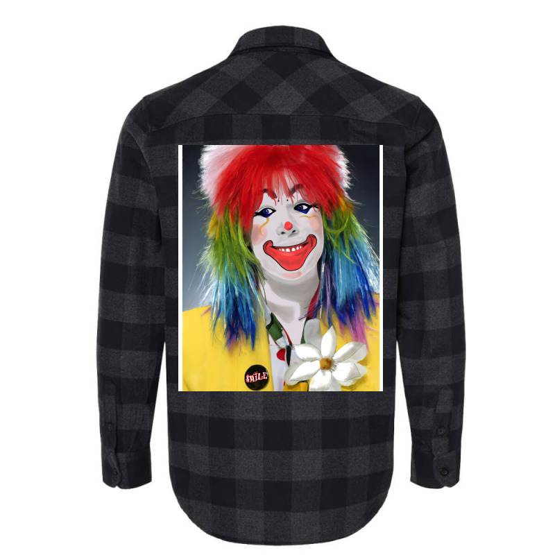 Smiling Clown Vintage Flannel Shirt | Artistshot